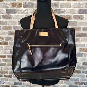 Black Coated Kate Spade Canvas Purse